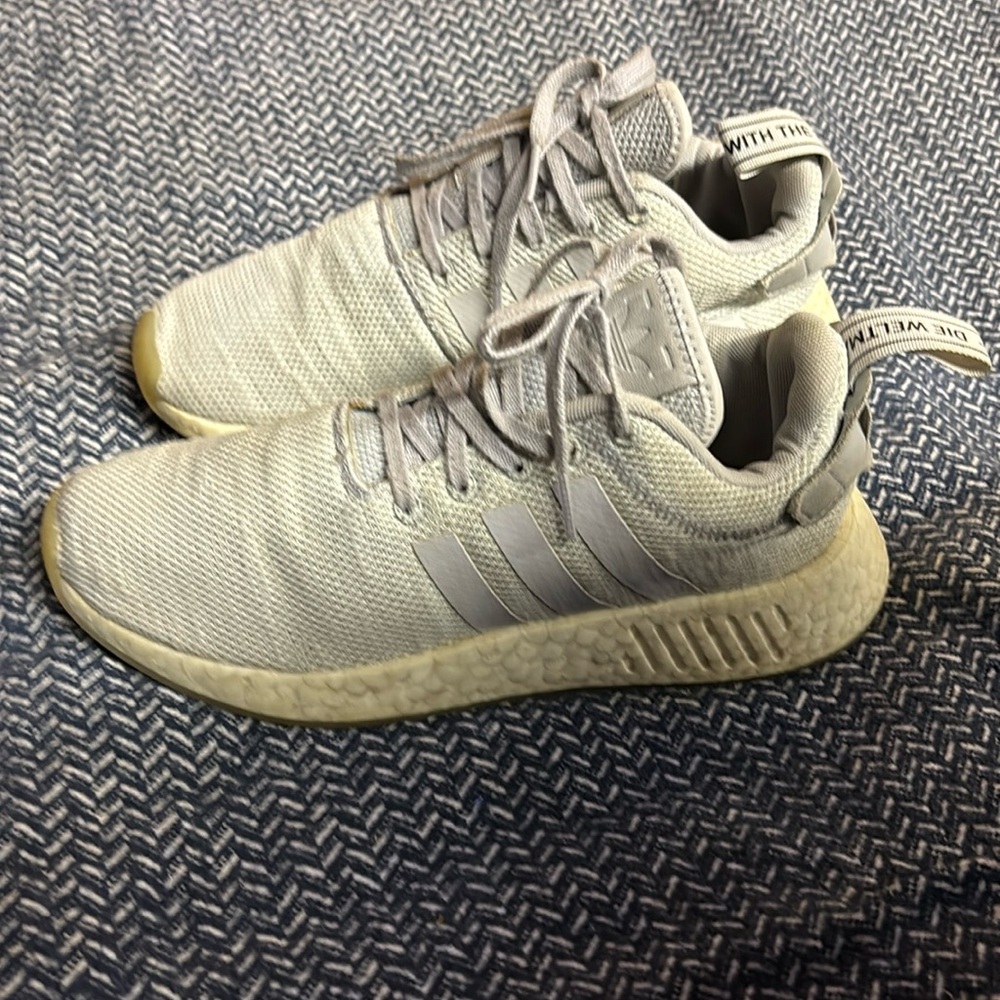 Adidas Women’s  NMB R2 Grey Running Shoes Size 7